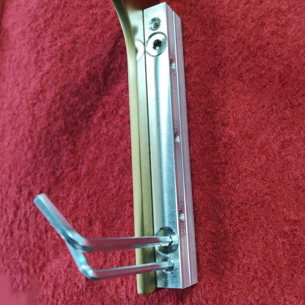 Душова перегородка Koer SR SP02-100x200-TR-12 Walk-In проз.скло Easy Clean 8мм, матове золото (KR5396)