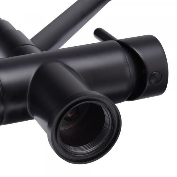 Кухонний змішувач з силік. виливом і вих. для питної води KOER KB-72006-05 (KR3380)