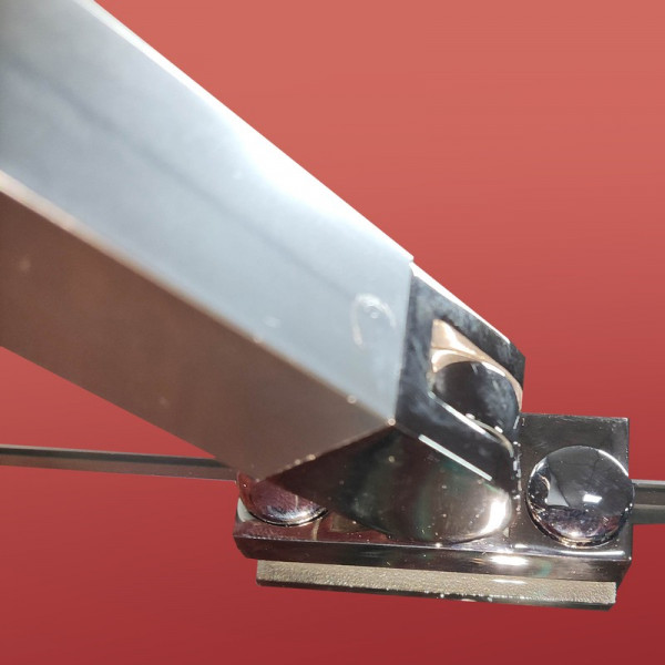 Бічна стінка до кабіни Koer SR SW04-80x200-TR-01 прозоре скло Easy Clean 10мм, хром (KR5389)