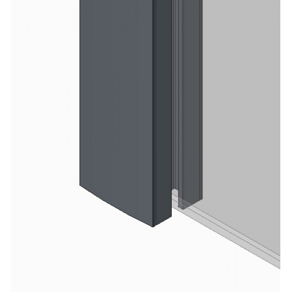 Шторки скляні на ванну Koer SR BS03-95x140-TR-01 прозоре скло 6мм, хром (KR5402)