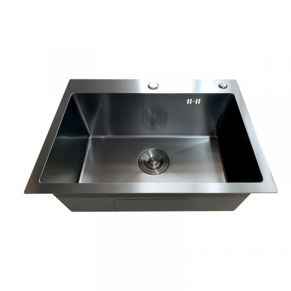 Мийка Mixxus MH5843 Micro Decor Black (3.0/0.8) з нерж. сталі (колір чорний) (MI8219)