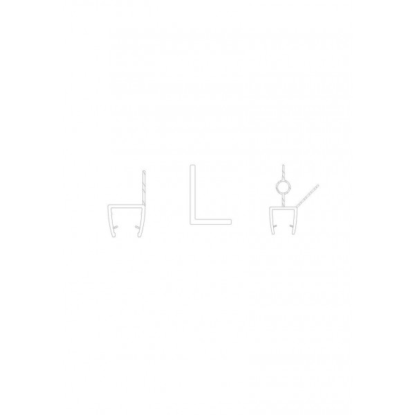 Двері в нішу Koer SR SD04-120x200-TR-07 прозоре скло Easy Clean 10мм, графіт (KR5388)