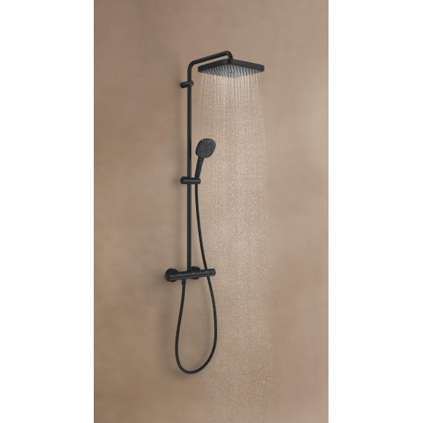 Душова система з термостатом для настінного монтажу Grohe Tempesta System 250 Cube (266892431)