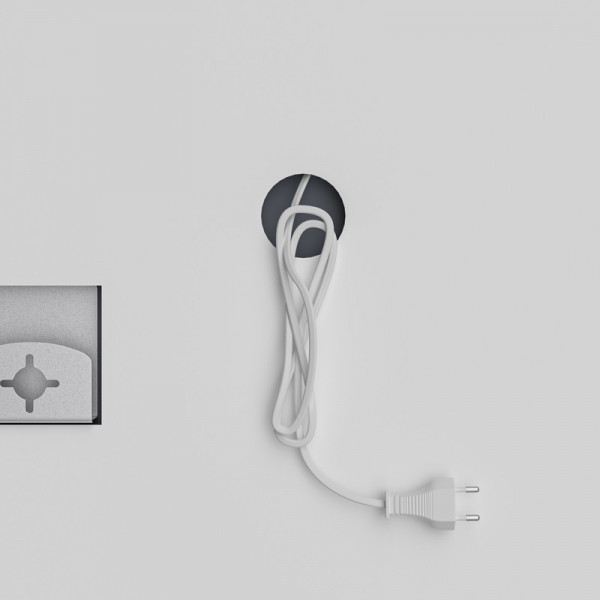 Дзеркало Mixxus Premium ELLIPSE MV05-80x70-Reverse BLACK з Led Touch, Anti-fog, димером (3-6,5kK) (MP6646)