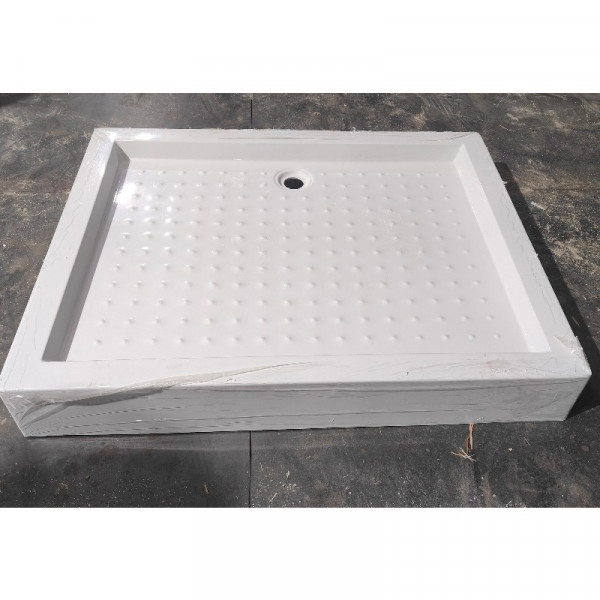 Душовий піддон з сифоном прямокутний Mixxus HARD ST01-120x80x13 NEW діаметр зливу 52 мм (MI8431)