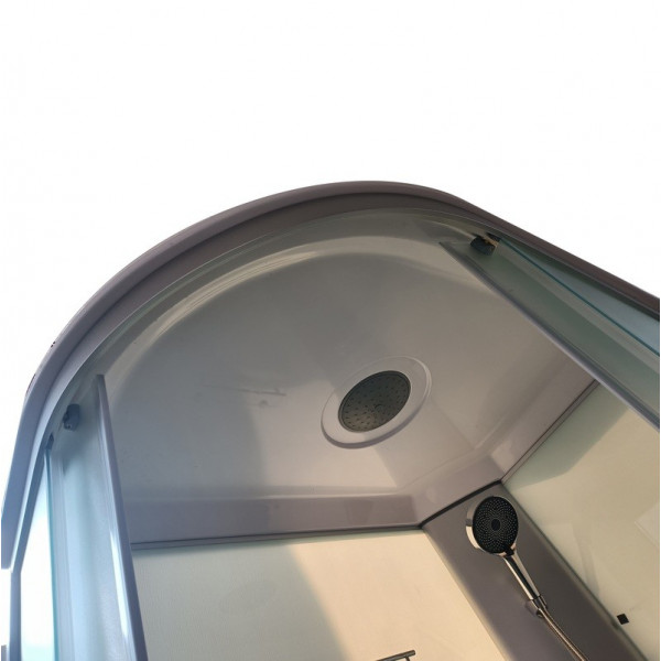 Бокс душовий без гідромасажу Mixxus WAVE SB02-120x80x215-R-FB SATIN з низьким піддоном (MI6893)