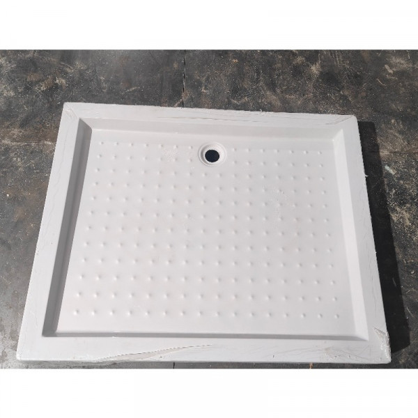 Душовий піддон з сифоном прямокутний Mixxus HARD ST01-100x80x13 NEW діаметр зливу 52 мм (MI8430)