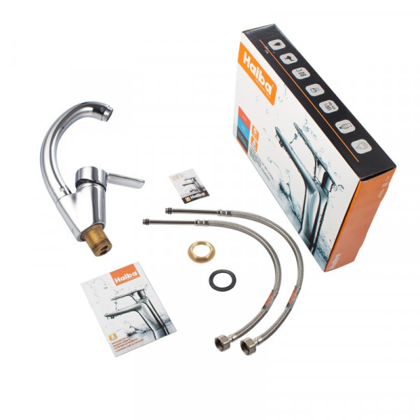 Змішувач для умивальника Haiba Marco 001 Turn (HB4010)