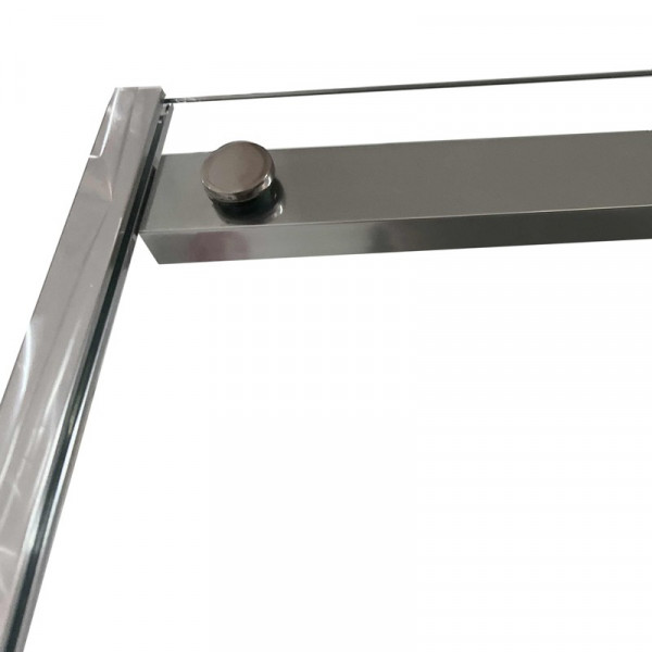 Душова кабіна без піддону Koer SR SC03-90x90x200-TR-01 прозоре скло Easy Clean 6мм, хром (KR5356)