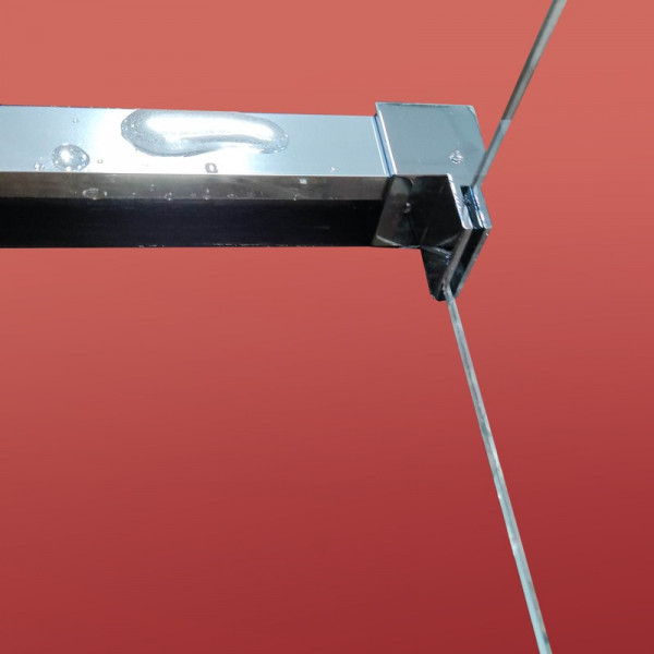 Бічна стінка до кабіни Koer SR SW05-90x200-TR-01 прозоре скло Easy Clean 6мм, хром (KR5407)