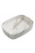 Раковина накладна Mixxus Premium BEVEL-0102 MARBLE 495х370х135mm (MP6519)