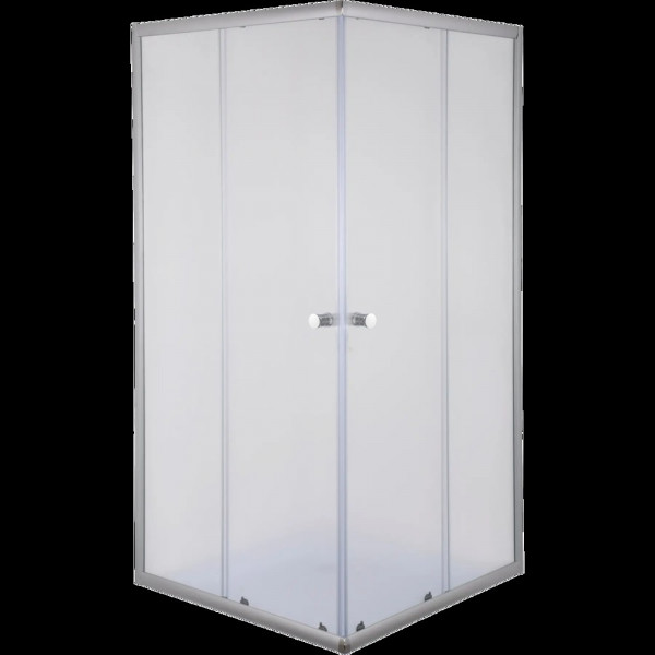 Душова кабіна з низьким піддоном Mixxus CUBIC SCT01-90x90x195-FB CHROME матове скло 4мм (MI6903)