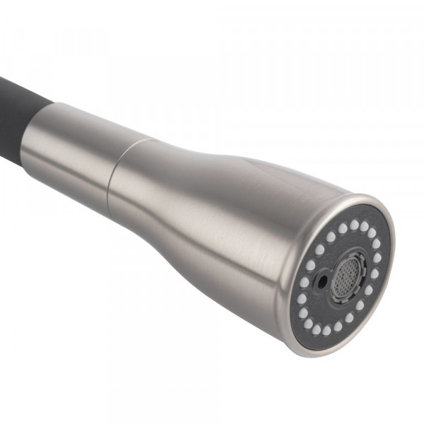 Змішувач для кухні Koer KI-72024-02 з виходом для питної води (нерж. сталь) (KR5011)