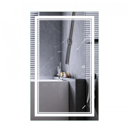 Дзеркало Mixxus Premium QUADRO MR20-50x80-Reverse з Led Touch, Anti-fog, димером, регулятором яскравості (MP6620)