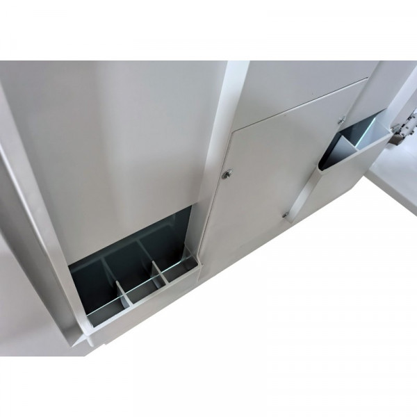 Дзеркальна шафка Mixxus Premium Olivary CM01-80x70x13 з LED Touch, димером, регулятором яскравості (MI8296)