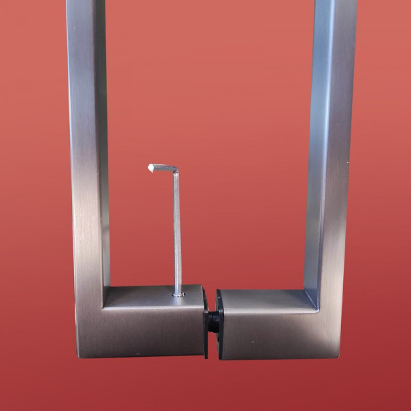 Двері в нішу Koer SR SD04-120x200-TR-07 прозоре скло Easy Clean 10мм, графіт (KR5388)