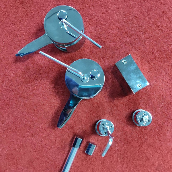 Двері в нішу Koer SR SD01-120x200-TR-01 прозоре скло Easy Clean 8мм, хром (KR5376)