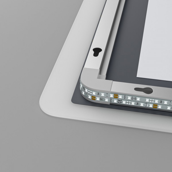 Дзеркало Mixxus Premium OLIVARY MR19-100x80-Reverse з Led Touch, Anti-fog, димером (3-6,5kK) (MP6629)