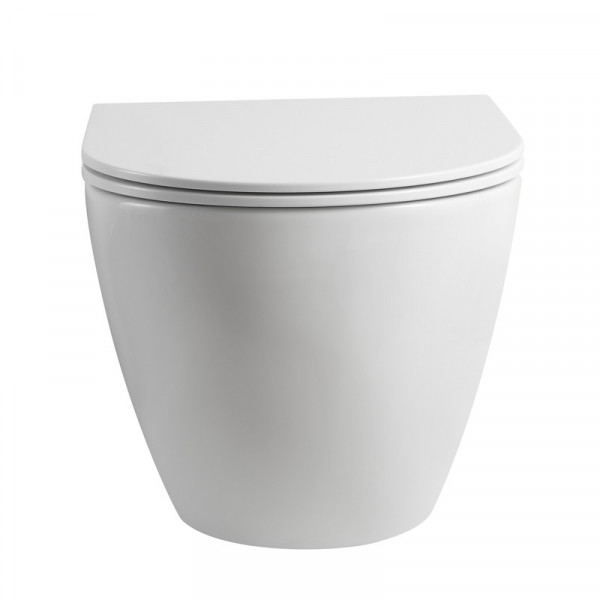 Комплект: Mixxus Premium Ellipse-SET-2101 (в 2 ящ) Унітаз система змиву Tornado 3.0+ Інсталяція Koer KT-0404 + панель KT-0604-03 White (MP6667)