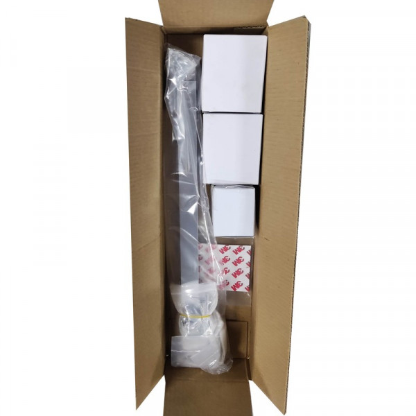 Бічна стінка до кабіни Koer SR SW04-80x200-TR-01 прозоре скло Easy Clean 10мм, хром (KR5389)