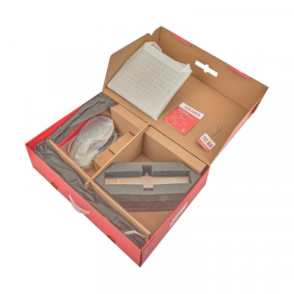 Душова колона з термостатичним змішувачем Koer KI-53017-02 2 функції з нерж.сталі SUS304 (Колір нерж) (KR5547)