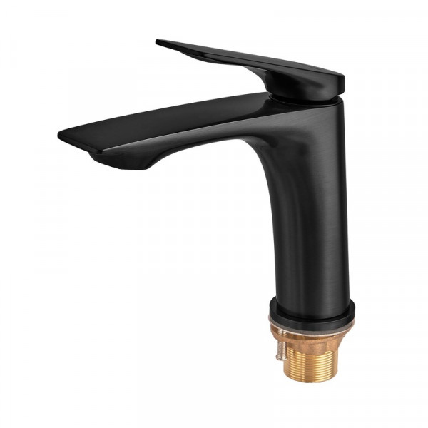 Змішувач для умивальника Mixxus Premium DERBY 001 (NUT) BLACK (MI6601)