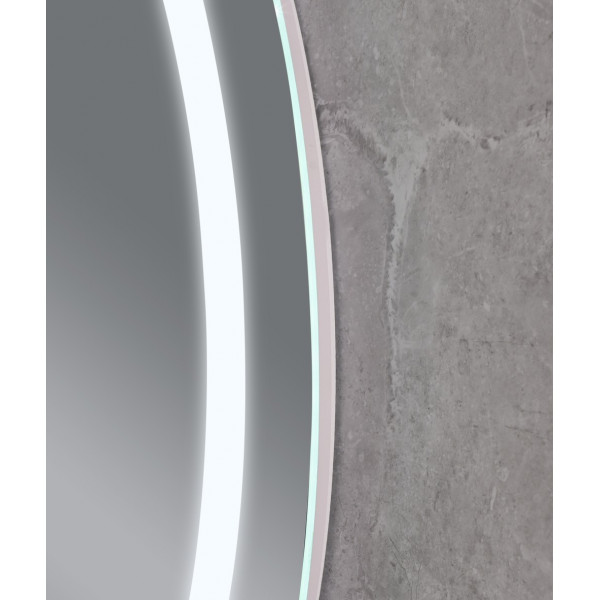 Дзеркало Mixxus PLAIN MV02-60x80 з Led Touch, Anti-fog, димером, регулятором яскравості, годинником (MI6933)