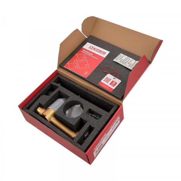 Змішувач для умивальника вбудований Koer KB-16029-05 Колір чорний (KR5489)