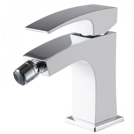 Змішувач для біде Koer KB-20007-04 (Колір хром+білий) (KR5158)