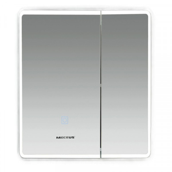 Дзеркальна шафка Mixxus Premium Olivary CM01-60x70x13 з LED Touch, димером, регулятором яскравості (MI8294)