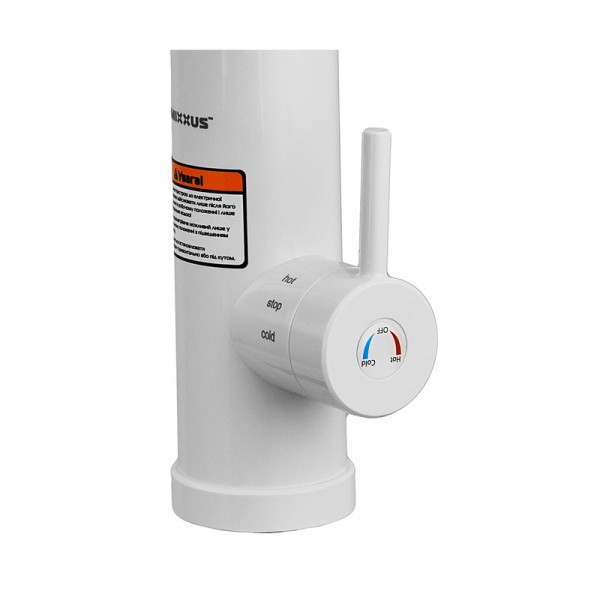 Водонагрівач 3,3 kW проточний з індикатором температури, гнучкий вилив, MIXXUS Electra 150-EF (MI8171)