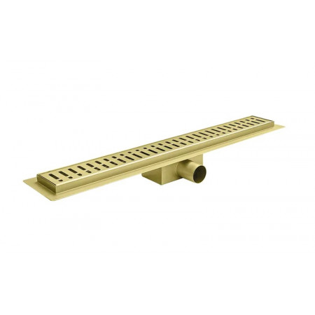 Душовий трап з нержавіючої сталі SUS304 Koer FD35-70x500-Brushed Gold (AC0716)