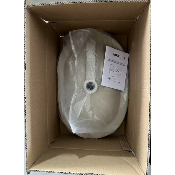 Раковина врізна на стільницю Mixxus Premium ELLIPSE-1601 600х400х190mm з переливом (MP6569)