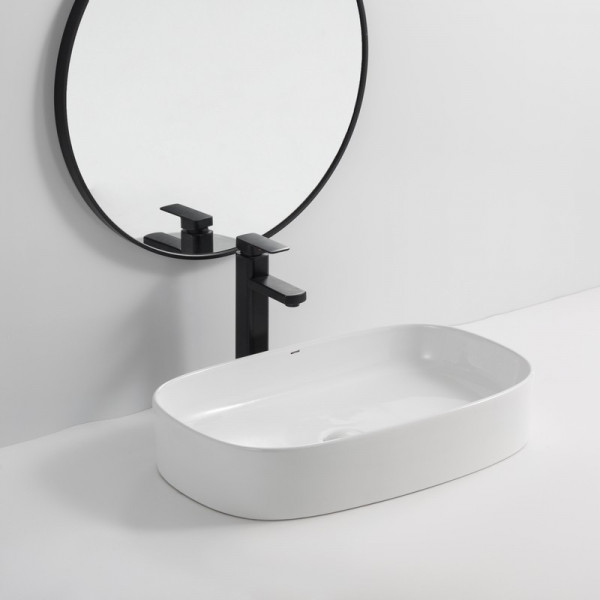 Раковина накладна Mixxus Premium BEVEL-0105 610х375х120mm (MP6524)