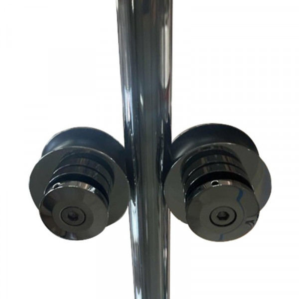 Двері в нішу Koer SR SD06-120x220-TR-01 прозоре скло Easy Clean 8мм, хром (KR5367)