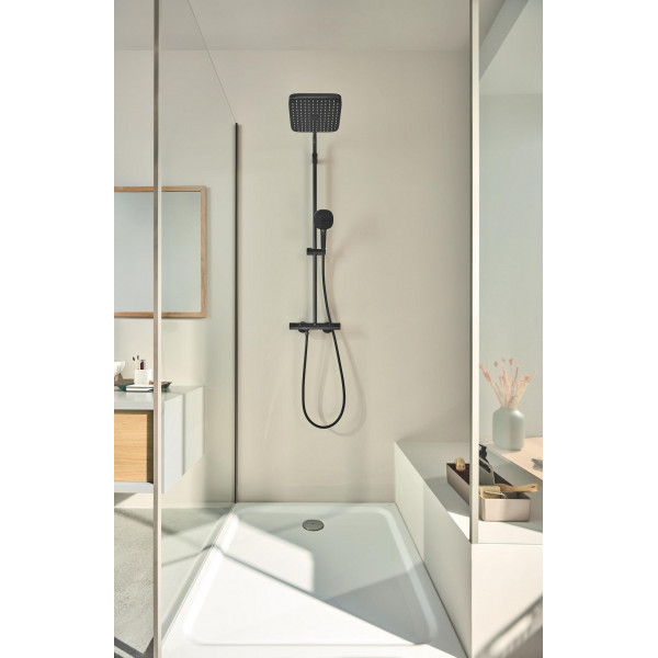 Душова система з термостатом для настінного монтажу Grohe Tempesta System 250 Cube (266892431)