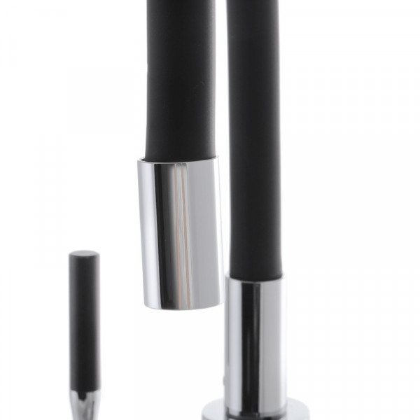 Змішувач для кухні з силіконовим виливом Mixxus Premium RIO 011 Чорний (MI5815)