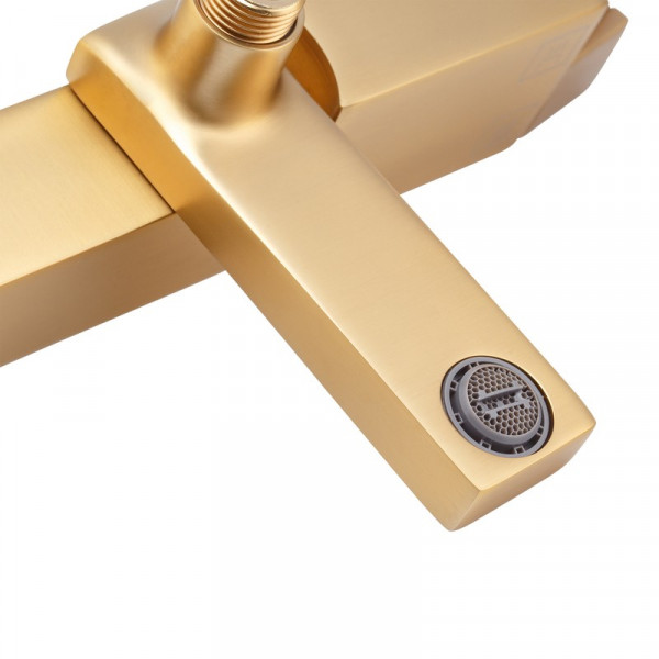 Душова колона зі змішувачем Haiba KANT 009-J BRUSHED GOLD (HB9606)