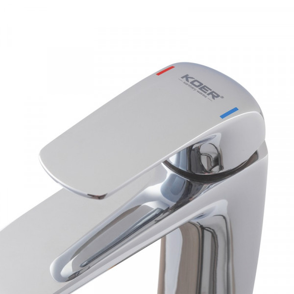 Змішувач для умивальника Koer KB-10008-01 (Колір хром) (KR3470)