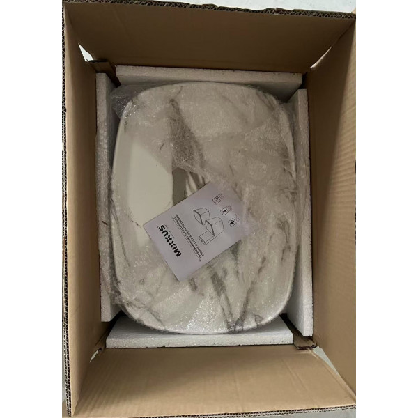 Раковина накладна Mixxus Premium BEVEL-0102 MARBLE 495х370х135mm (MP6519)