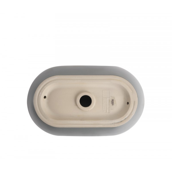 Раковина накладна Mixxus Premium ELLIPSE-0109 GRAY 500x300x140mm (MP6653)