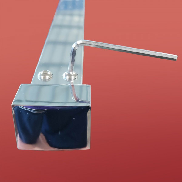 Душова перегородка Koer SR SP01-90x200-TR-01 Walk-In прозоре скло Easy Clean 8мм, хром (KR5392)