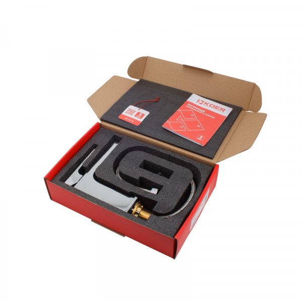 Змішувач для умивальника KOER KB-10009-01 (Колір хром) (KR3498)