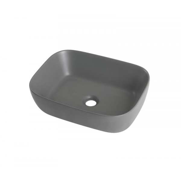 Раковина накладна Mixxus Premium DIVERSE-0116 GRAY 455x330x135mm (MP6651)
