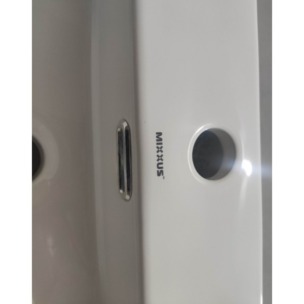 Раковина підвісна Mixxus Premium QUADRO-0205 410х360х130mm з отвором під змішувач та переливом (MP6508)