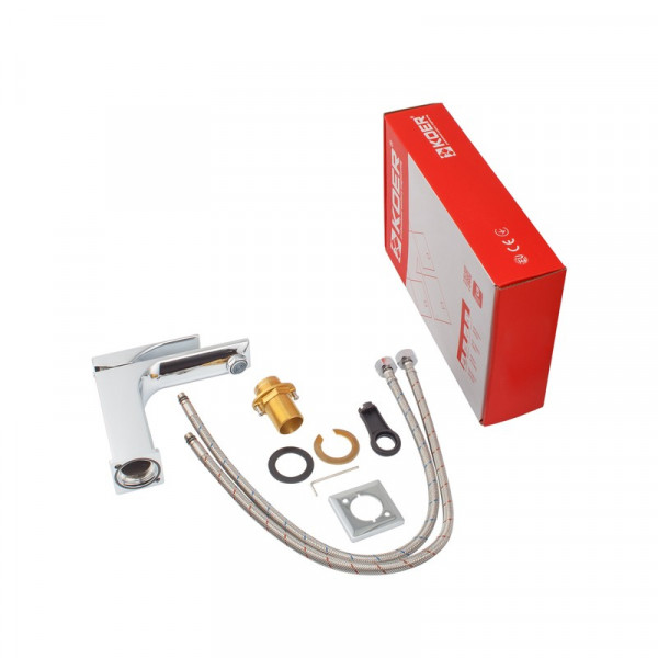 Змішувач для умивальника Koer KB-10010-01 (Колір хром) (KR3478)