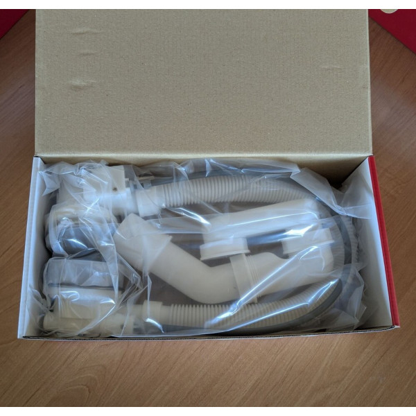 Сифон для ванни Koer BD-04-07 напівавтоматичний з переливом, без ревізії (Колір графітовий) 1 1/2'' (KR5444)