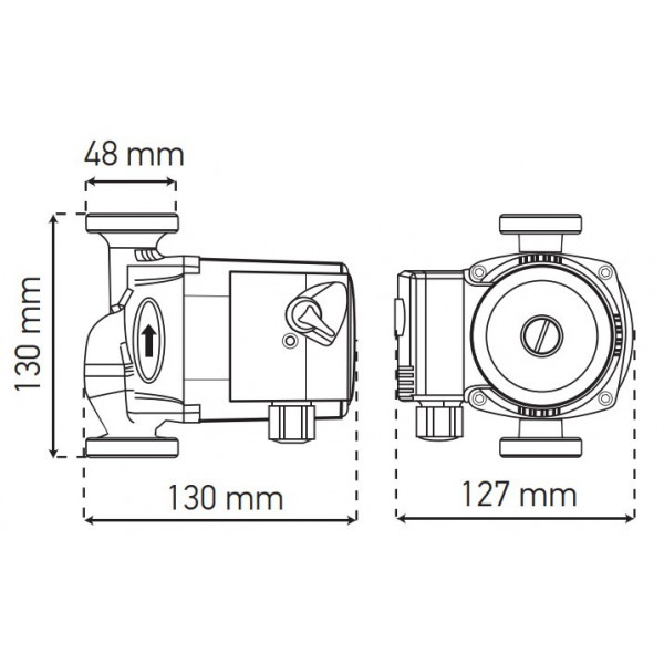Насос циркуляційний відцентр. Koer KP.GRS-25/4-130 (KP0250)