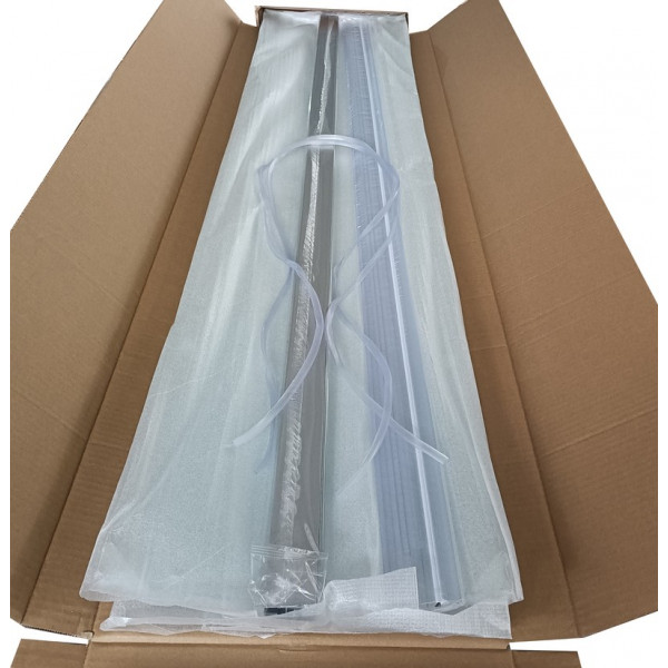 Бокс душовий з гідромасажем Mixxus STRONG SBH01-90x90x215-FB SATIN з високим піддоном (MI6888)