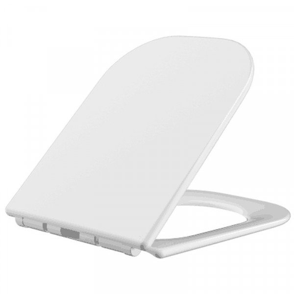Сидіння-кришка для унітазу Mixxus SEAT COVER QUADRO-2003 з мікроліфтом 430х338х35mm (MI6689)